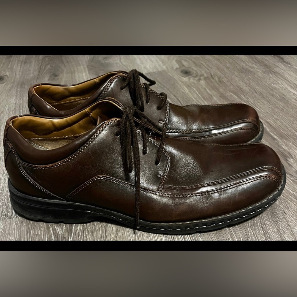 Dockers men’s Leather lace up shoes size 13 M great used condition - Picture 8 of 12